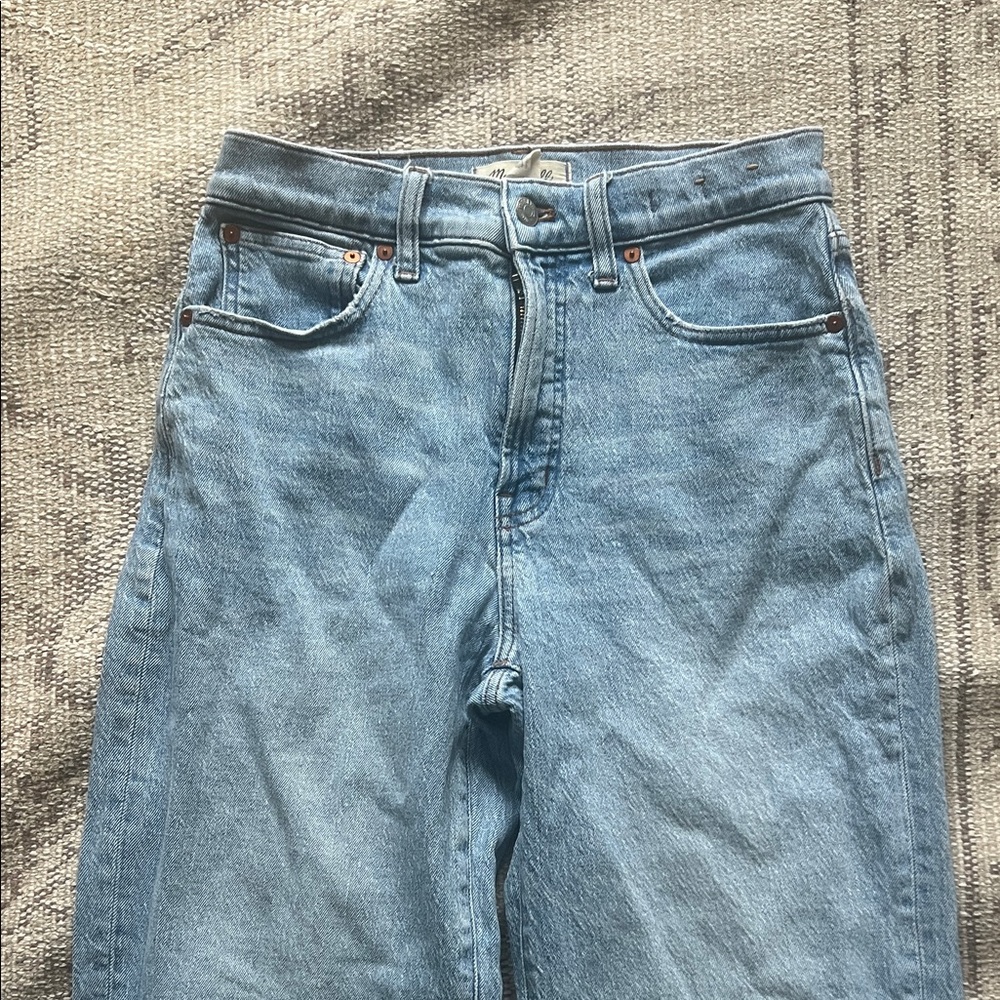 Madewell The Perfect Vintage Wide Leg Crop Jeans - Picture 3 of 8